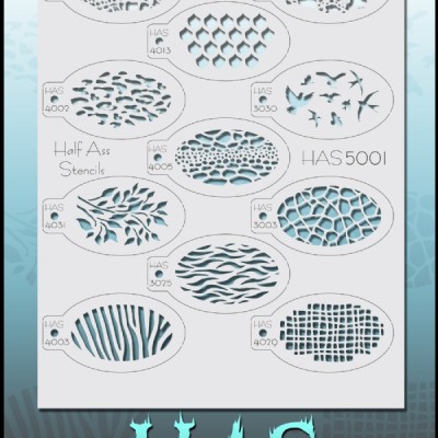 Half Ass Stencil Organic